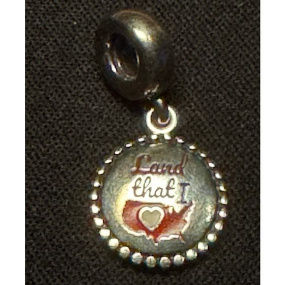Pandora Jewelry - 925 Sterling Silver Pandora "Land That I Love" Charm